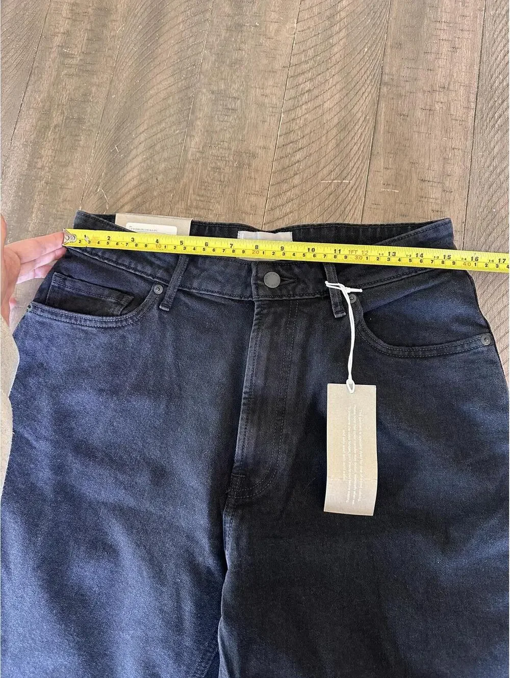 NWT Everlane The Curvy Cheeky Jean Crop Straight Leg Black Women’s size 31 - Picture 11 of 15